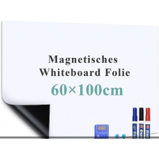 Publicité sponsorisée - Warasee Tableau blanc adhésif magnétique, 60 * 100cm effacable tableau magnetique mural, utilisé p...