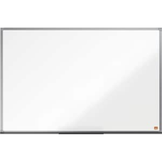 Nobo Basic Tableau Blanc Magnétique, 900 x 600mm, Cadre Aluminium, Montage Mural par les Coins, Porte-Marqueur Inclus, Bla...