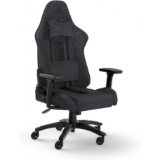 Corsair TC100 RELAXED Fauteuil Gaming - Tissu - Design Inspiré des Sports Automobiles - Coussin Lombaire - Coussin Repose-...