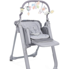 Chicco Polly Magic Relax Chaise Haute Bébé Évolutive et Pliable à 4 Roues, Enfants de la Naissance à 3 ans (15 kg), Inclin...