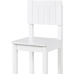 roba Chaise Enfant en Bois - Hauteur d'Assise 31 cm - Siège pour Enfants de 2 Ans à 10 Ans - Style Campagne - Laqué Blanc